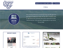 Tablet Screenshot of bankofgc.com